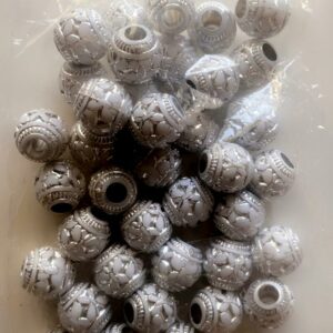 Hair Beads - Off White Color